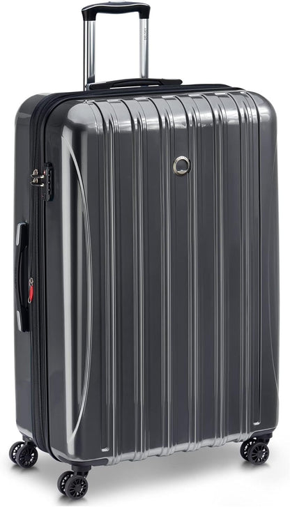 DELSEY Paris Helium Aero Hardside Expandable Luggage with Spinner Wheels, Titanium, Checked-Large 29 Inch, Helium Aero Hardside Expandable Luggage with Spinner Wheels