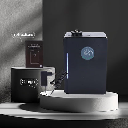 Flycross Essential Oil Diffuser - Aroma Machine for House,Hotel,touchscreens/App Control, Essential oil Diffusers for home, air fresheners for home, M500-Black, hotel fragrance diffuser