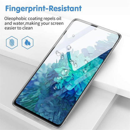 Galaxy S20 FE Screen Protector and Camera Protector, [3 Screen Protectors+3 Camera Protectors][Support Fingerprint] Tempered Glass Screen Protector for Samsung Galaxy S20 FE 5g/4g
