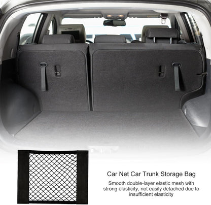 Trunk Net | Car Cargo Storage Net for Trunk - Small Car Storage Net, Elastic Seat Storage Mesh, Interior Accessories for SUV, Truck, Van, RV