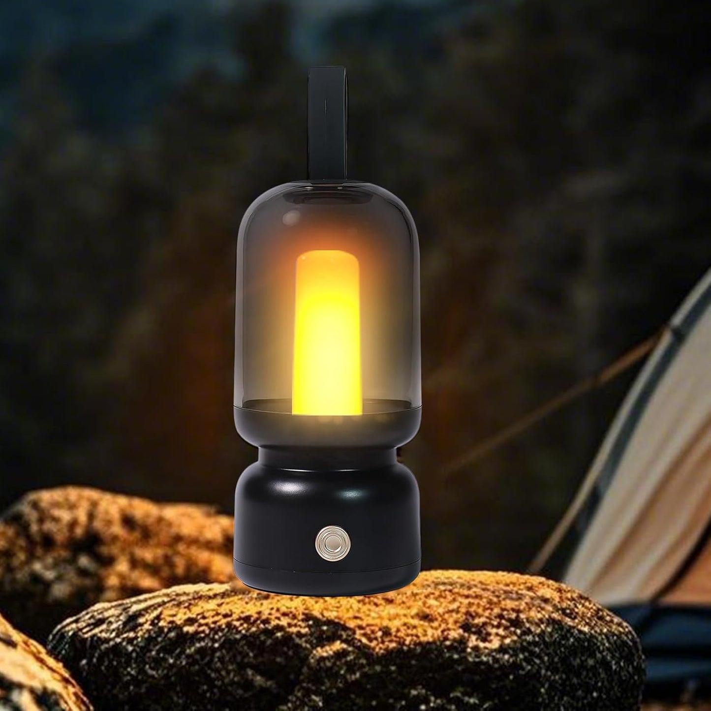 LED Tent Lantern, Cordless Table Lamp, Long Lasting Battery Light, Portable Outdoor Camping Gear, Water-Resistant Hiking Equipment, Indoor Bedroom Lighting for Travel Fishing