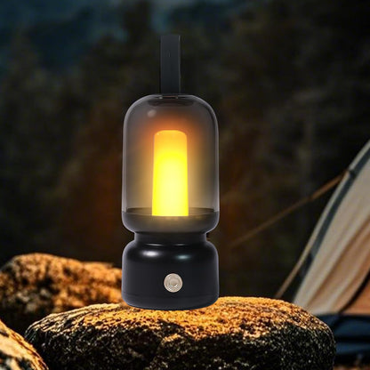LED Tent Lantern, Cordless Table Lamp, Long Lasting Battery Light, Portable Outdoor Camping Gear, Water-Resistant Hiking Equipment, Indoor Bedroom Lighting for Travel Fishing