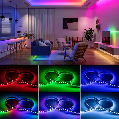 BTF-LIGHTING WS2812E Alloy Wires ECO RGB 5050SMD Individually Addressable 5m 60Pixel/m Flexible Black PCB Full Color LED Pixel Strip Dream Color IP65 Waterproof DIY Projects DC5V