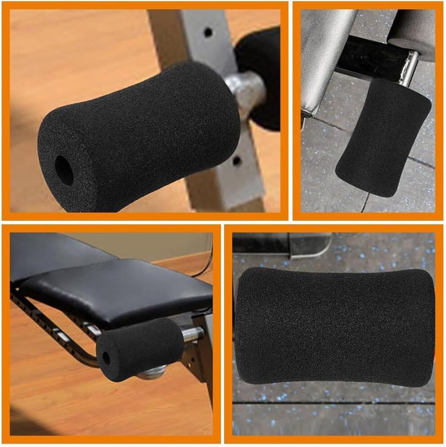 Rulli in schiuma per muscoli – Rullo massaggiante per gambe – Rullo in schiuma per massaggi muscolari profondi – Accessori per la palestra domestica, attrezzi da fitness, accessori per esercizi per