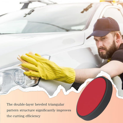 Reusable Polishing Pads, Wax Applicator Pad,5.91 x 5.91 x 0.98 inches Automotive Tools Equipment for Tire Dressing, Interior Cleaning, Dashboard Detailing, and Exterior Wheel Shine