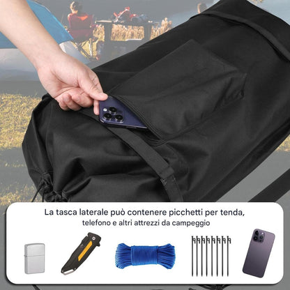 Tent Bag, Foldable Travel Luggage Carrier, Waterproof Tent Storage, Heavy-Duty Outdoor Gear Organizer, Adjustable Shoulder Strap, For Camping, Hiking, Fishing, Easy Transport