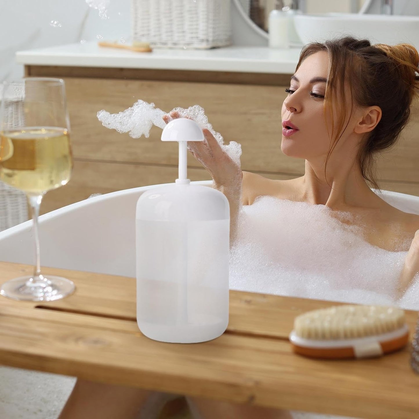 Foam Maker for Face Wash, Portable Foamer for Face Wash, Bubble Foamer Device for Wash Facial Skin, Household Travel Facial Cleanser Foam Maker Cup, Gentle Foam Cleanser, Portable Facial Wash Device