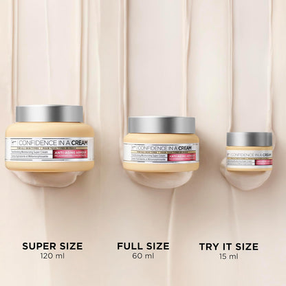 iT COSMETICS, Anti-Aging Moisturising Cream, For All Skin Types, Formula With Niacinamide, Confidence In A Cream Supercharged, 60ml