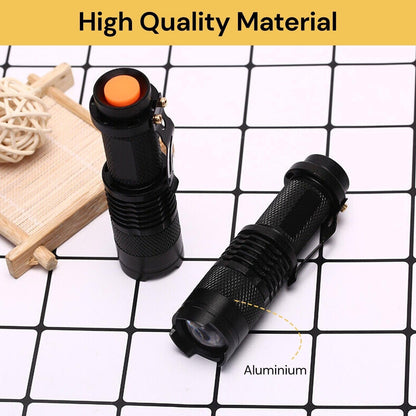 EZONEDEAL UV Flashlight, Super Bright High Lumens Rechargeable Flashlights, Adjustable Tactical Lights, Ultraviolet Blacklight, Portable Mini Torch Light Detector for Pet Urine, Stain, Camping, Home