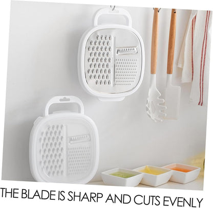UTHCLO Stainless Steel Vegetable Grater and Slicer for Kitchen Efficient Food Grater for Fruits Vegetables and Cheese Versatile Kitchen Tool for Meal Prep