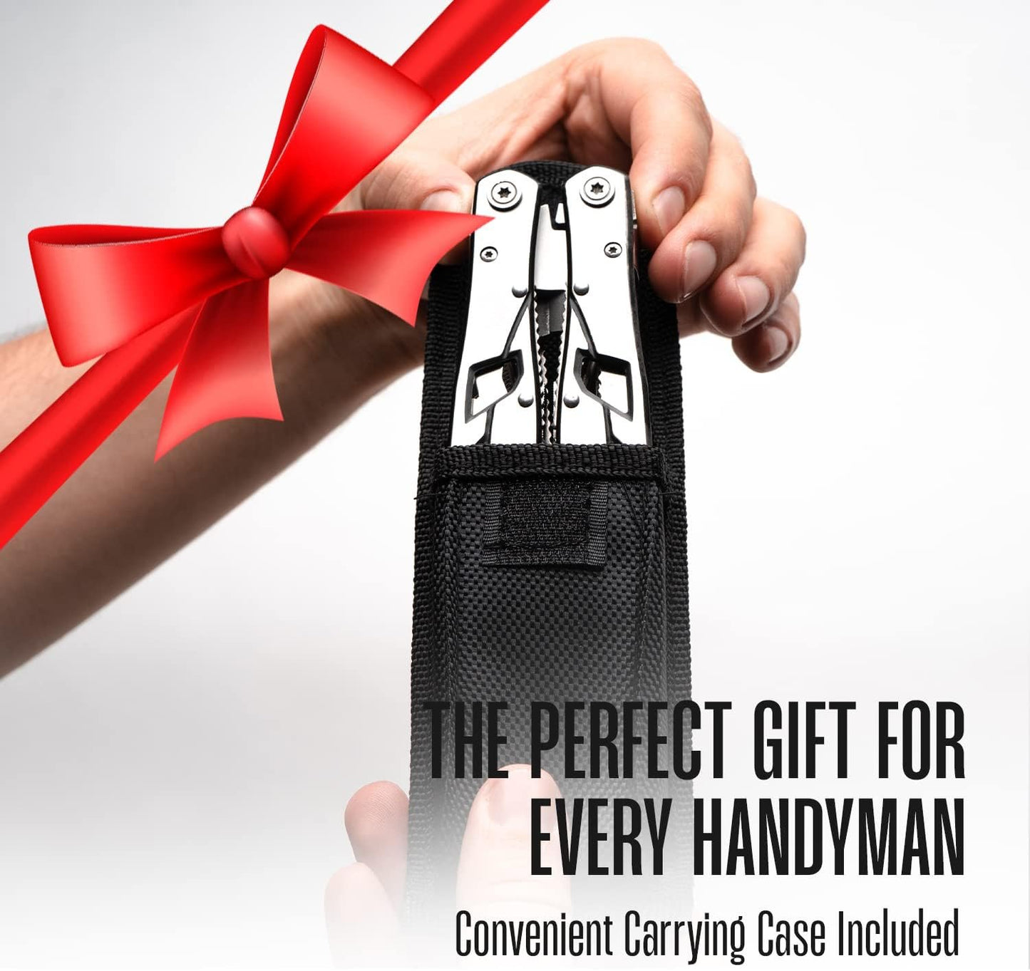 Multitool Plier - 12 In 1 Stainless Steel Pocket Multi Tool With Durable Sheath For Camping, Survival Gear Safety Locking Camping Accessories Cutter, Bottle Opener, Screwdriver by Hayvenhurst pm-01