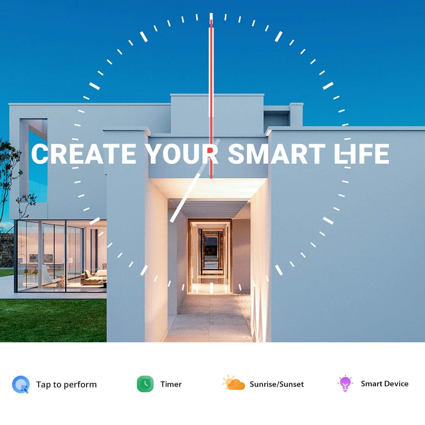 SONOFF Basic R2 10A Smart WiFi Wireless Light Switch, Universal DIY Module for Smart Home Automation Solution, Compatible with Alexa & Google Home Assistant, Compatible with IFTTT, No Hub Required