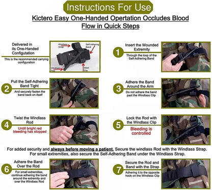 Emergency Survival Kits, Tactical Military Trauma First Aid Kit, Molle EMT IFAK Pouch Outdoor Gear Tourniquet Bandage Bleeding Control Kit for Camping Hiking Hunting Travel Car Adventures