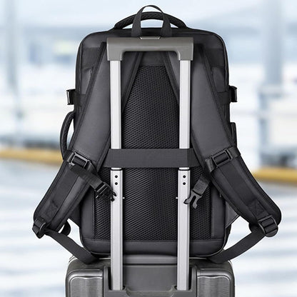 zwxqe Vacuum Backpack, Expandable Compression Bags, Waterproof Travel Backpack, Urban Commute Bag, Outdoor Adventure Gear, Large Capacity Storage for Business Trips and Weekend Getaways