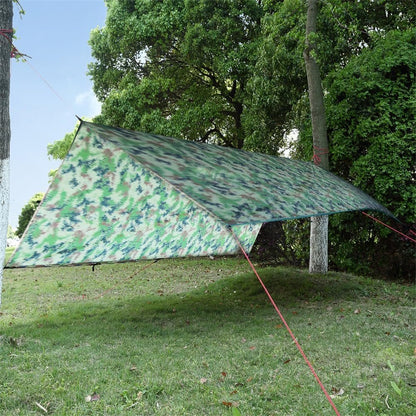 Joyzan Tent Tarp, Waterproof Camping Footprint Hammock Rain Fly Cover Rainfly Backpacking Survival Shelter Floor Ground Sheet Sunshade Beach Blanket Mat Hiking Travel Picnic Outdoor Park Lawn Grass