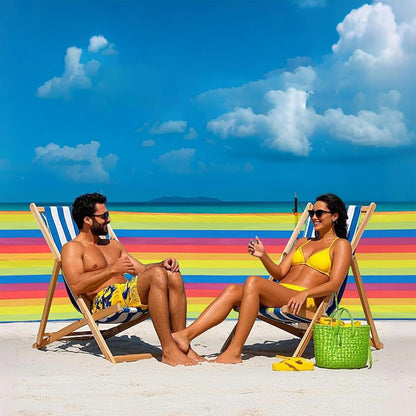 Beach Wind Blocker, Camping Privacy Screen, Windproof Shelter Barrier Shade, Portable Outdoor Gear, Travel Accessories for Vacation, Fishing, Backyard Fun and Relaxation