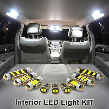 LED Interior Light Kit Replacement for Mitsubishi Outlander 2022 2023 2024, Super Bright 6000K White