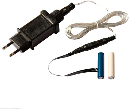 Hellum Battery Adapter, 3V Replacement Adapter for AAA Batteries x 2 Pack, AAA x 2 x Dummy Batteries, Replacement Power Supply with 1.8m Cable for Battery Lighting Decoration