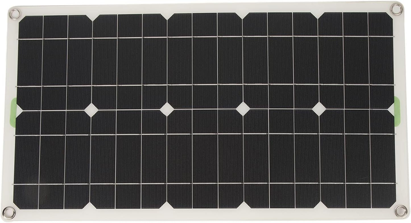 Solar Panel Kit, 250W Portable Monocrystalline Solar Panel with 30A Controller, Dual USB Interface for RV Home Camping, Outdoor Solar Panel System, Emergency Power Supply