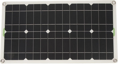 Solar Panel Kit, 250W Portable Monocrystalline Solar Panel with 30A Controller, Dual USB Interface for RV Home Camping, Outdoor Solar Panel System, Emergency Power Supply