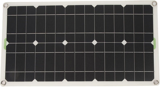 Solar Panel Kit, 250W Portable Monocrystalline Solar Panel with 30A Controller, Dual USB Interface for RV Home Camping, Outdoor Solar Panel System, Emergency Power Supply