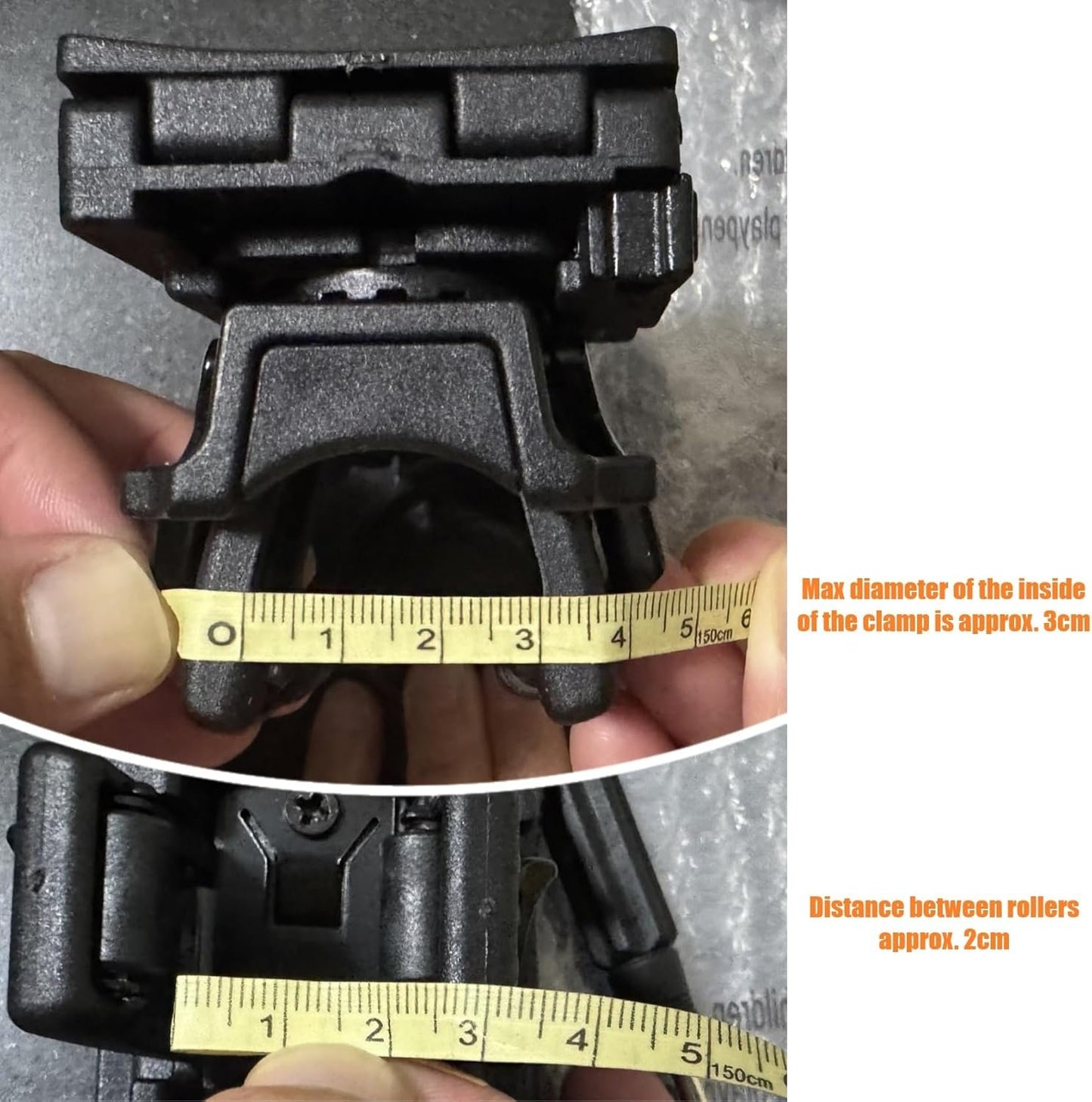 TACNEX Quick Release Flashlight Holder w/Duty Belt/MOLLE Vest Clip Tactical Torch Holster Rotatable Light Carry Case Support Stand fit 1"-1.25" Diameter Flashlight for Police Leo Security Military