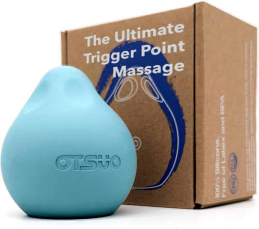 Otsuo Massage Ball - Trigger Point Release - Foot & Muscle Massage, Lacrosse Ball Therapy, Pressure Point Relief, and Deep Tissue Massage - Myofascial Stretching Tool - Plantar Fasciitis Relief