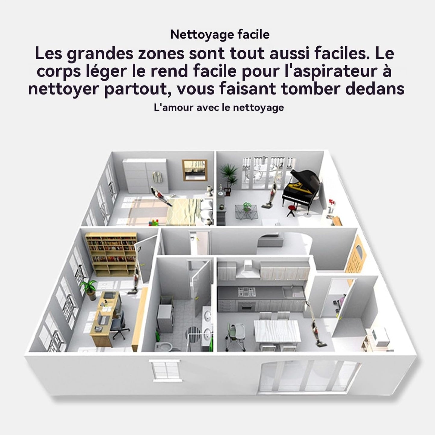 Générique Cordless Handheld Vacuum, Rechargeable Car Set, 11.81 x 3.54 in Automobile Detailing, Portable Air Blower, Compact Desktop Cleaning for Kitchen, Vehicle, Computer, Home Use