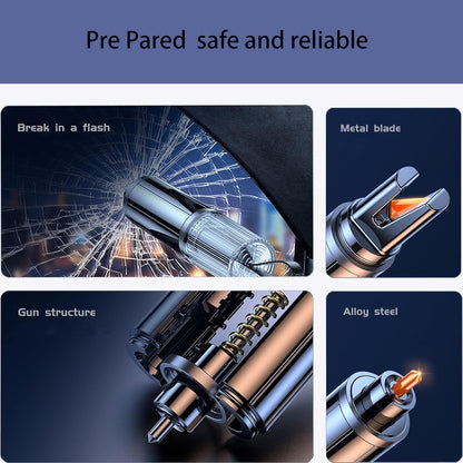 2 Packs, Glass Breaker, Window Breaker Seatbelt Cutter, Car Escape Tool, Emergency Glass Hammer, Window Punch Seatbelt Cutter, Life Rescue Tools Kit,