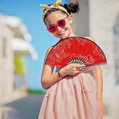 Setauoo Foldable Hand Fan | Cosplay Props Clack Fan - Carnival Cosplay Props Decoration for Dancing, Portable Hot Weather Cooling Tools
