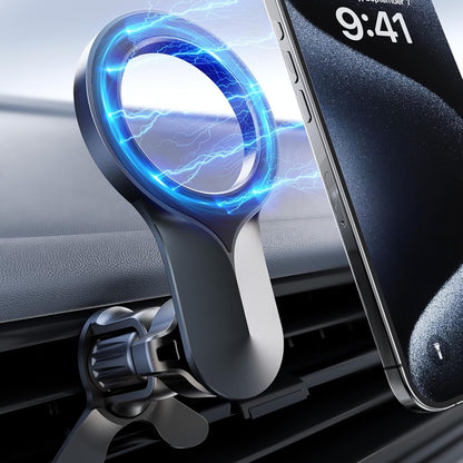 odbowuge Mag-Safe Car Mount with Triangle Hooks - Fits iPhone 16 Pro Max, Super-Stable Magnetic Phone Holder for Magsafe iPhone 12/13/14/15 Pro Max Plus All Phones