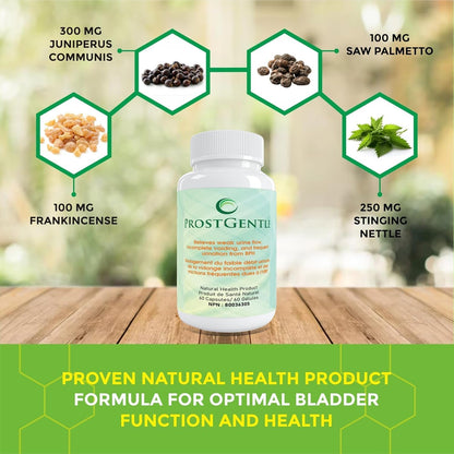 ProstGentle Relieves weak urine flow, Incomplete voiding, and frequent urination from BPH (2)