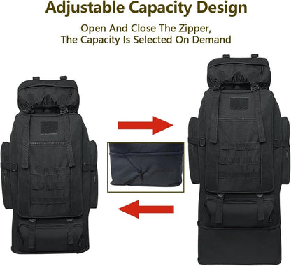 Iouyjiu Waterproof Travel Backpack | Large Capacity Outdoor Rucksack | Multi-Functional Backpacking Bag for Trekking, Hiking, Cycling, Climbing & Camping | Durable Travel Gear for Adventurers