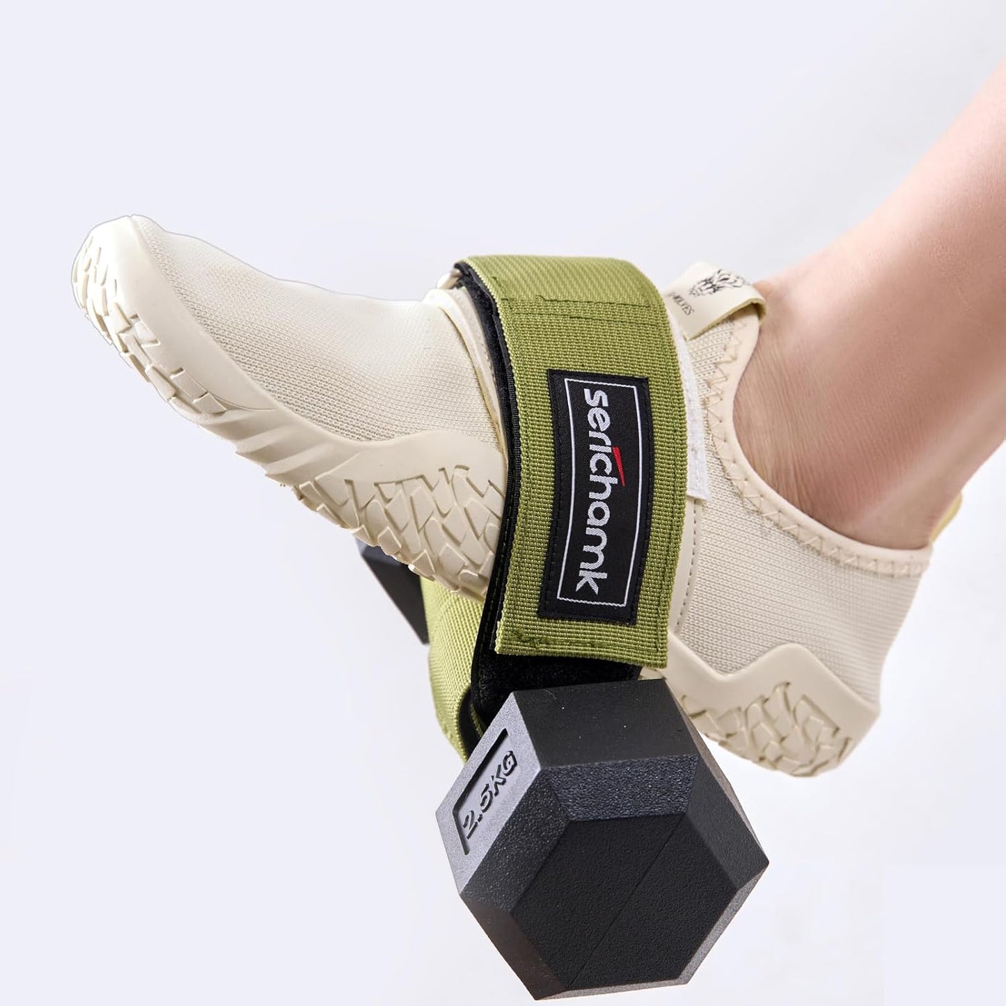 Feet Dumbbell Attachment, Tibialis Trainer Ankle Straps for Feet Weight Lifting Shin Splint, Hamstring Curls, Leg Curl Attachment at Home Gym Equipment
