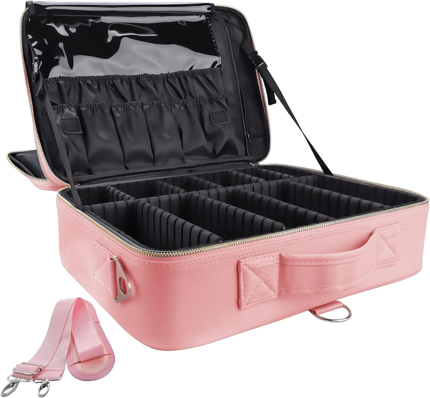 Train Travel Case, pink, Large Toiletry Bag - Pink