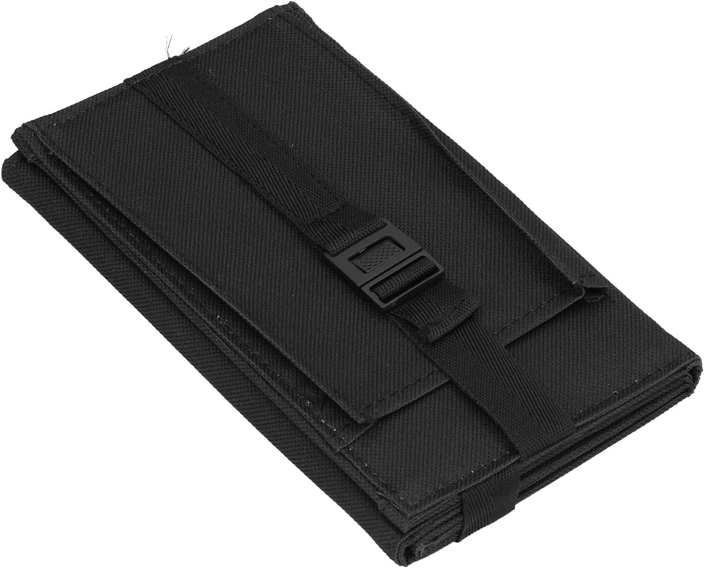 Solar Power Bank, Solar 20W USB Foldable Solar Panel with Buckles for Outdoors (Black)