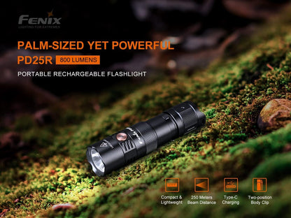 Fenix PD25R Rechargeable Compact Flashlight ** Canadian Edition