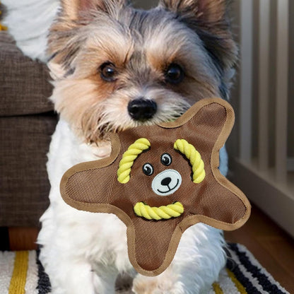 Interactive Toss Dog Toy - Sound-Activated Chewing Toy for Teeth Cleaning | High Strength Fetch Toy for Indoor, Outdoor, and Garden Play, Ideal for Dogs and Pets