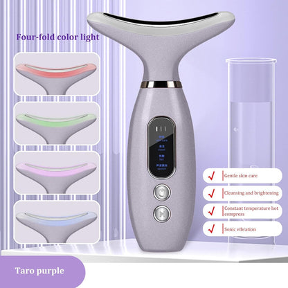Neck Face Massager, Portable Facial Massager for Skin Care, Face Lift Device, Skin Beauty Device for Face and Neck, Portable Electric Face Massager