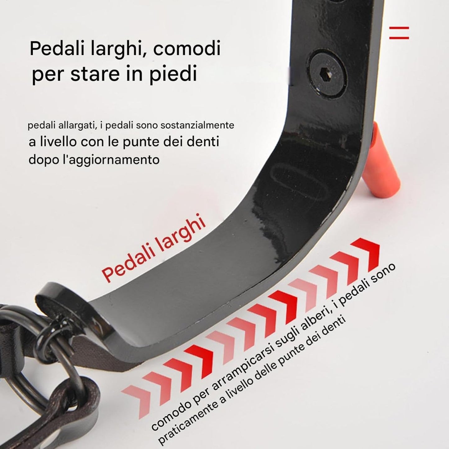 Qzdtue Tree Climbing Gear, Height Adjustable Spikes Kit, High-Strength Climbing Spurs, Workers Safety Accessories, Sturdy Climber Tool For Jungle Survival, Logging, And Outdoor Adventures