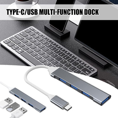 USB Multiport Adapter Hub â€“ 5Gbps Data Transfer Splitter, High Speed Extender | USB 3.0 Multiport Expander, Laptop Audio Printer Game Controller Flash Drive Connector for Office Home Setup Use