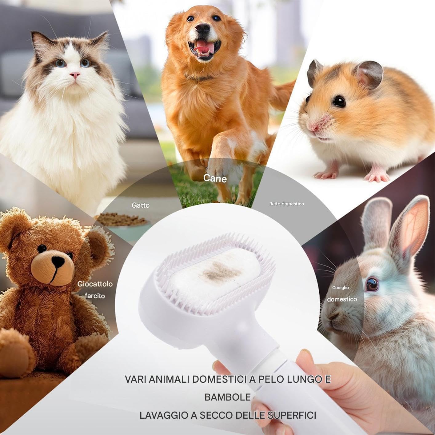 Soap Dispenser Tool, Massage Comb, 20 x 11 x 4 cm, Dog Washing Brush, Portable Short Long Hair, Gentle Grooming Scrubber for Puppies, Cats, Easy-Clean Pet Care Accessory