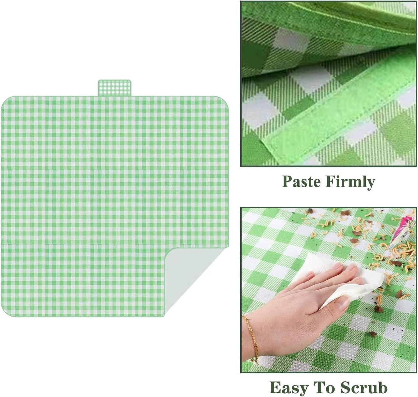 Dafape Picnic Blanket, Large Waterproof Sand-Proof Camping Beach Mat Lightweight Durable and Foldable Suitable for Outdoor Activities Grass Travel Hiking Mat (Green)