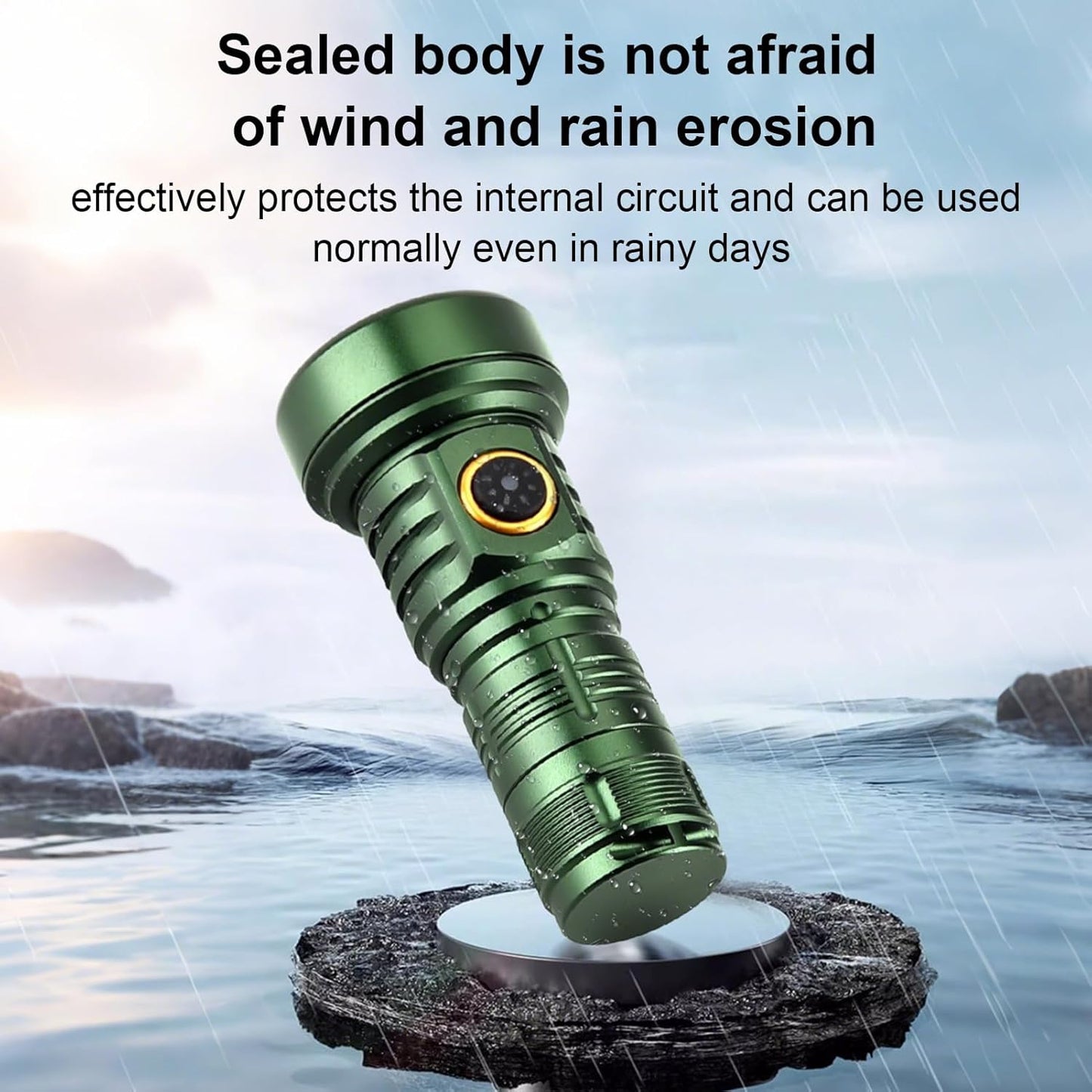 Generico Flashlight Keychains, Ultra Bright Light, 5 Mode LED Torch, Pocket Key Light, Outdoor Tool for Camping, Hiking, Walking, Backpacking, Travel, Gear 1.57x0.98x3.54 inches