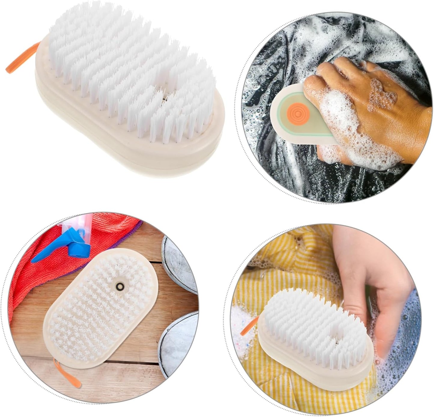 DECORNIJIA Multifunctional Shoe Cleaning Brush with Liquid Dispenser Ergonomic Design for Shoes and Clothes Soft Bristles for Gentle Cleaning Essential Home Maintenance Tool