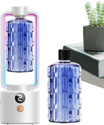 Fragrance Diffuser, Wall Mounted Air Freshener, Multi-Level Adjustable Mode, Smart Timing, Cordless Scent Dispenser, Ideal for Yoga Room, Toilet, Hotel, Nursery, Relaxation Spaces