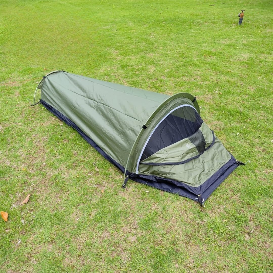 210D High-Density Oxford Fabric, Ground Cloth for Solo Bivy Tent Camping Hiking Backpacking Outdoor Survival Gear