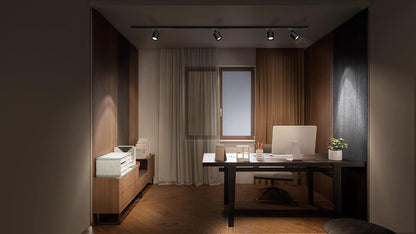 LEDVANCE SMART+ TRACKLIGHT Spot Osaka WiFi Track Spotlight, Black, 5W, 500lm, Adjustable White Light (3000K-6500K), App Control, Compatible with Amazon, Google, etc.