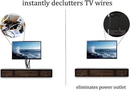 Wireless Streaming Media Device Charging Cable | Power Adapter Declutters TV Wires by Powering Streaming Sticks Directly from TV | Eliminating Messy Wires and AC Outlet