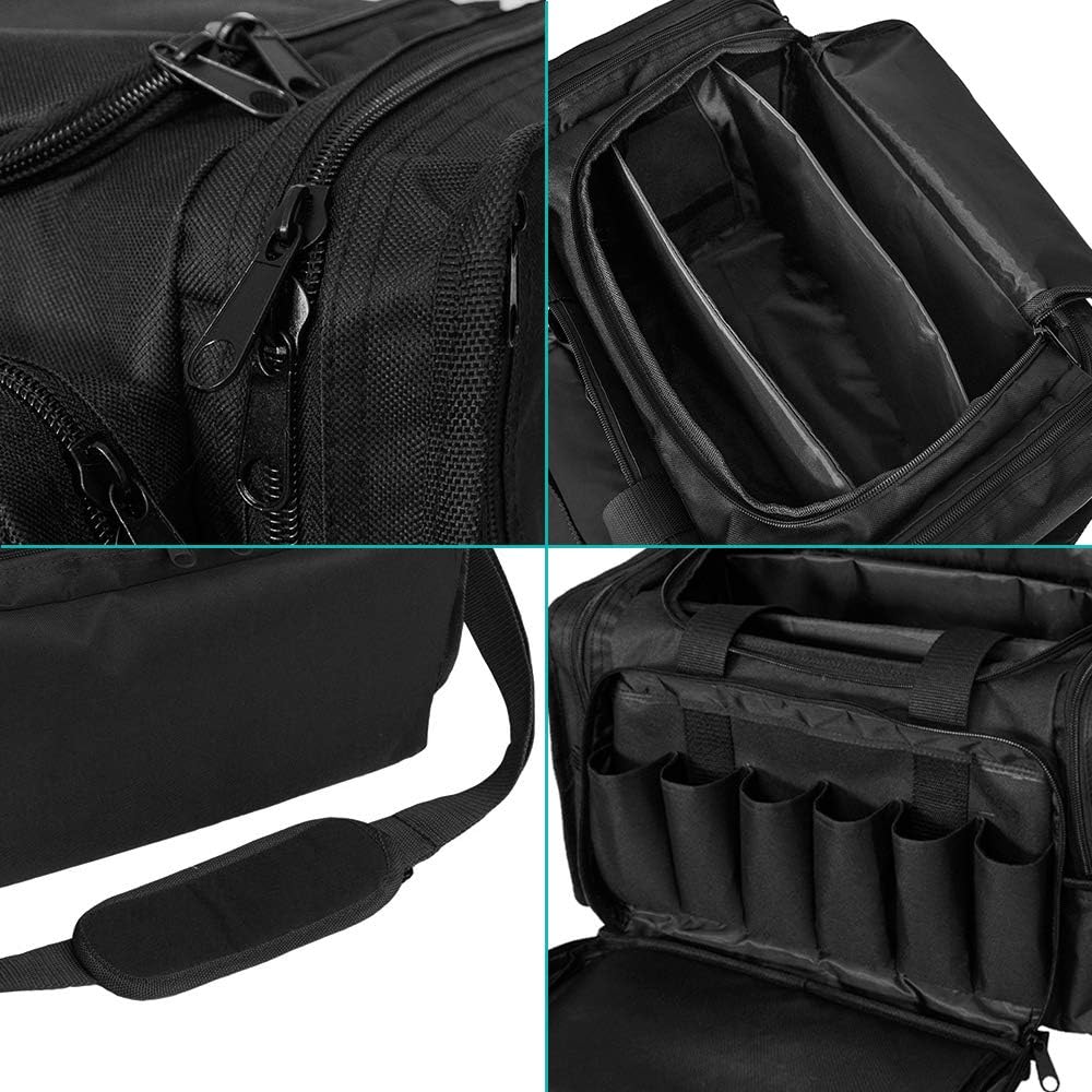 Honeytecs Outdoor Multifunctional Tactical Duffel Bag Military Gear Shooting Range Bag Shoulder Bag Travel Bag